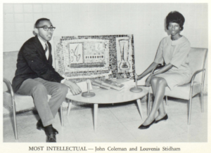 Most Intellectual 1965: John Coleman and Louvenia Stidham